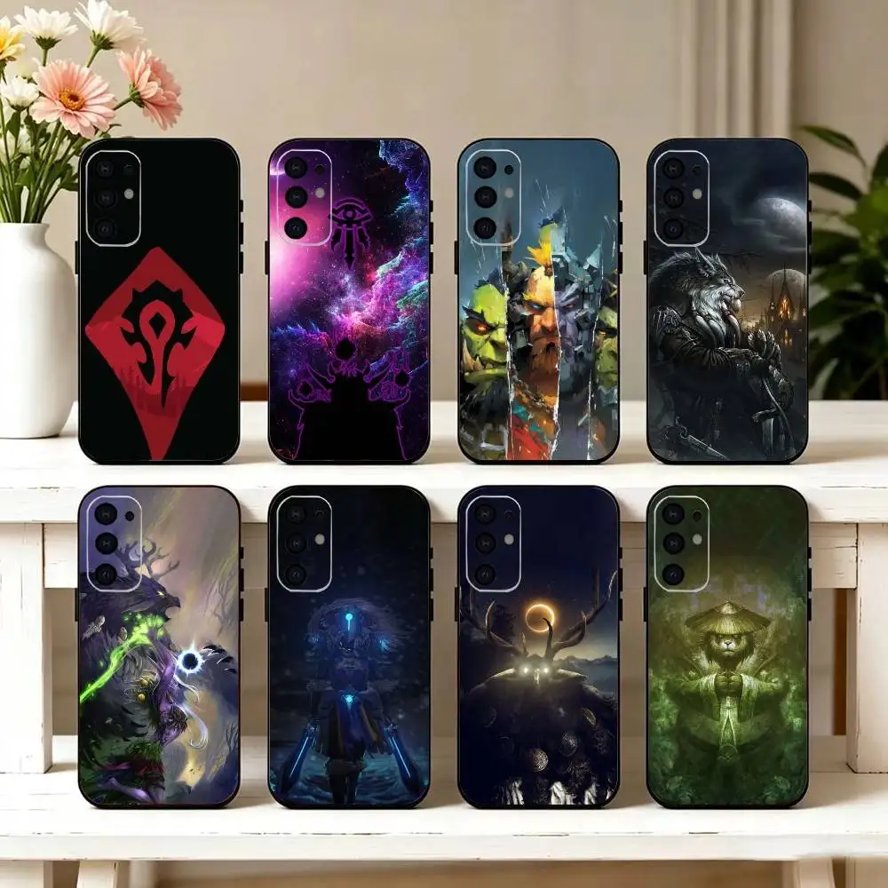 World Of W-Warcraft Phone Case Black Silicone Soft For Samsung S25,S24,S21,S22,S23,S30,Ultra,S20,Plus,Fe,Lite