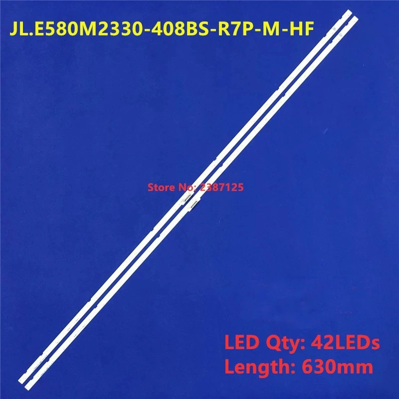 30PCS LED Strip 42lamps For JL.E580M2330-408BS-R7P-M-HF UN58RU710D UA58RU7100 UE58NU7100 UE58NU7170 UE58NU7175 UE58NU7179