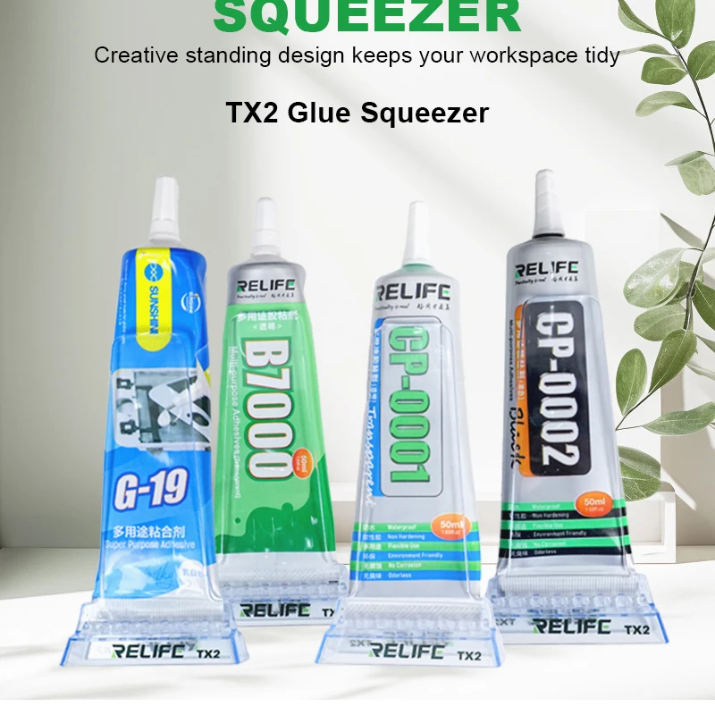 RELIFE TX2 50ML Glue Squeezer Effort-saving Precise And Controllable Output Reduces Waste Dispenser Squeeze Tool