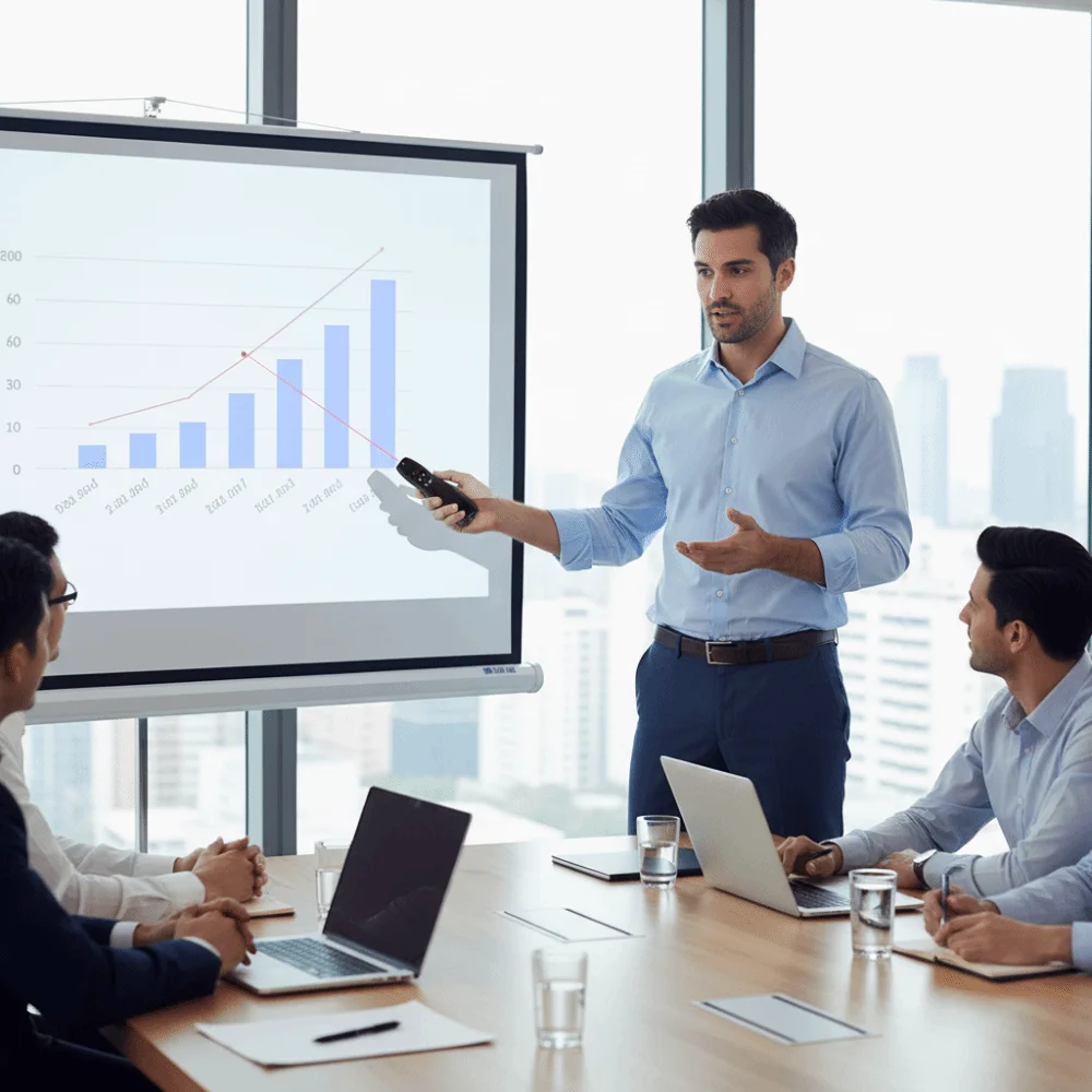 جهاز تحكم USB Powerpoint مقدم ذكي بالأشعة تحت الحمراء عن بعد عرض عن بعد 2.4 جيجا هرتز جهاز تحكم عن بعد مقدم لاسلكي