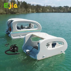 Portable Floating Water Platform Pontoon House Boat All-Electric Solar Powered Boat Zero-Emission Pontoon Fishing Boat For Water