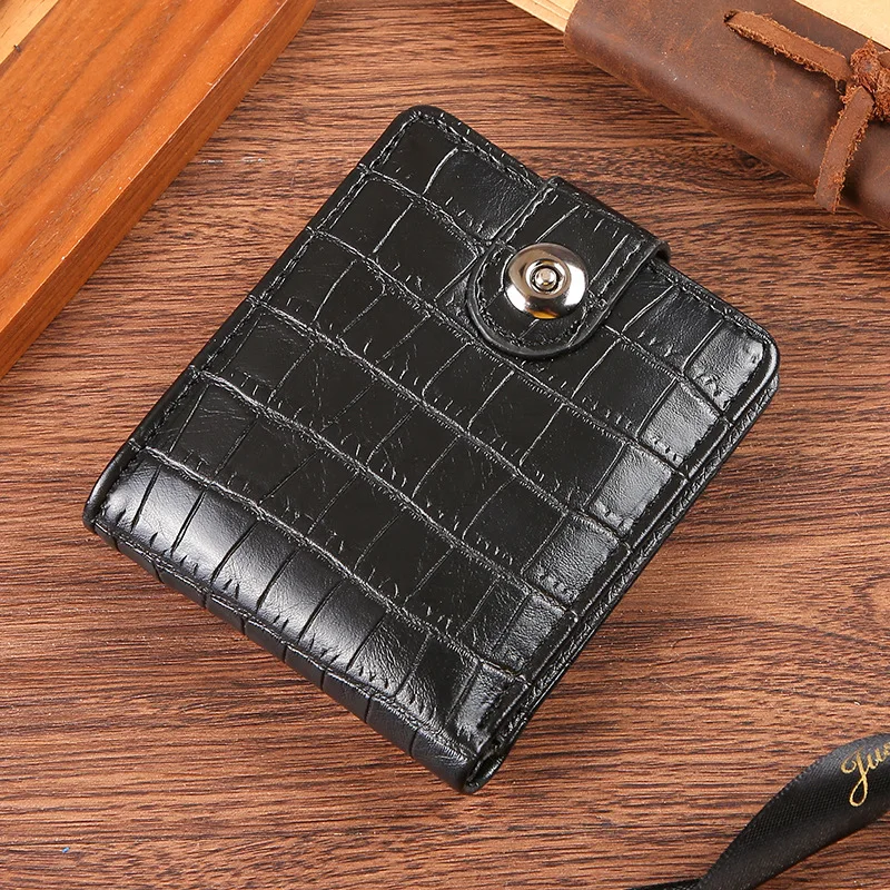 Small Hasp New Short Men Wallets Slim Card Holder Male Purses Luxury PU Leather Coin Pocket High Quality Small Men's Wallet