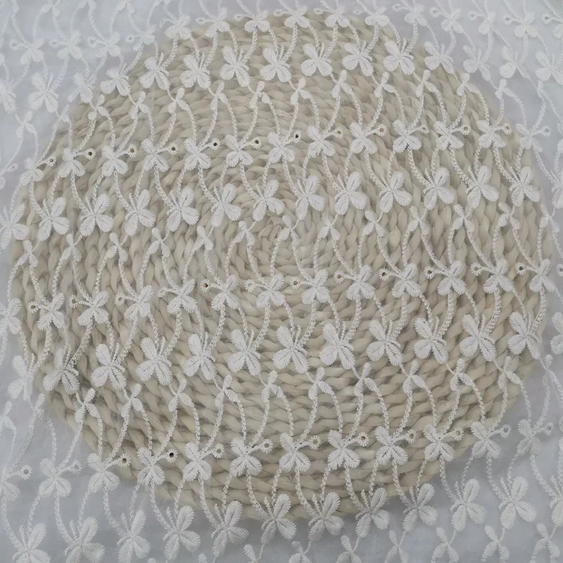 

Organza Floral Butterfly Lace Fabric Women's Dress Children's Clothing Handmade Sewing Fabric