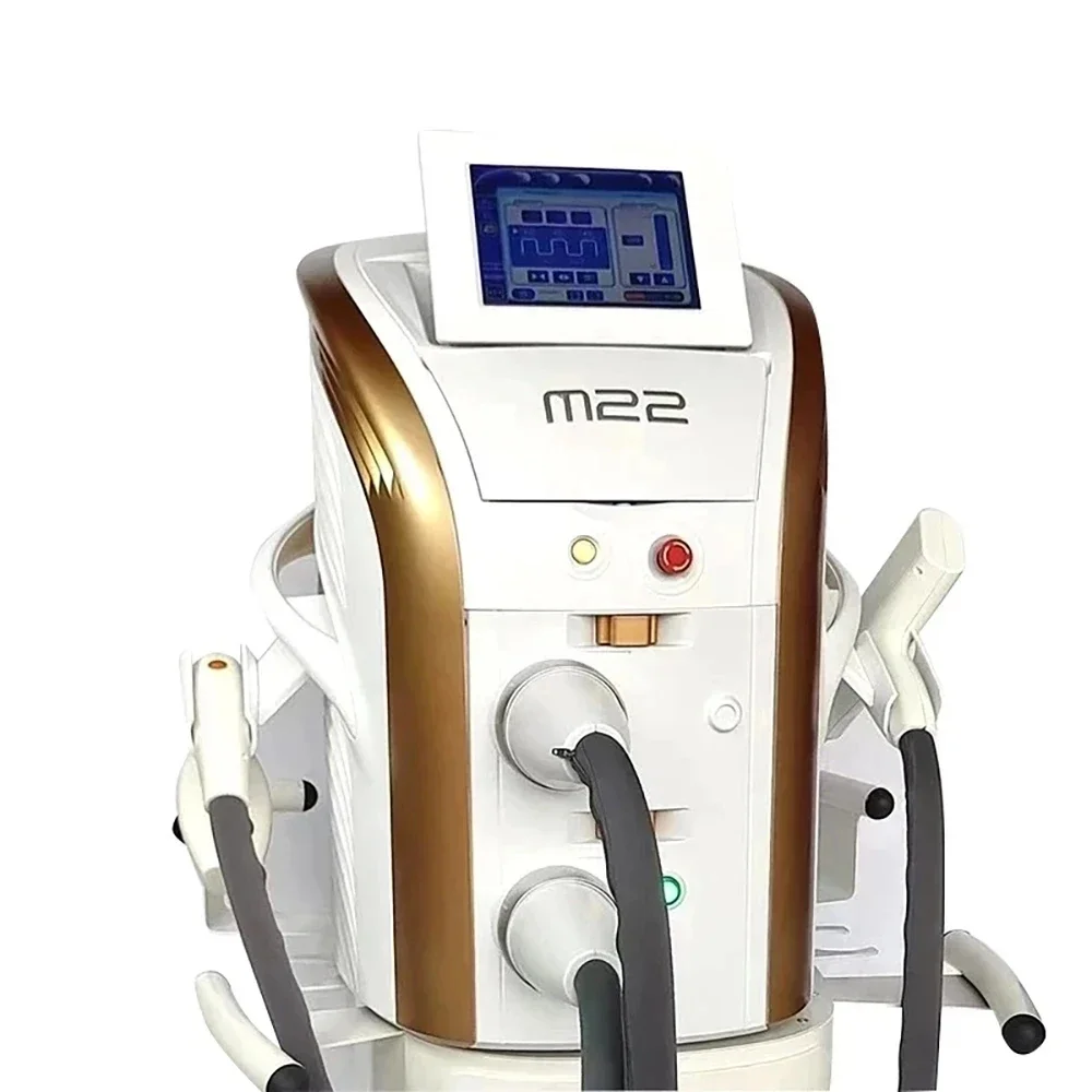 Protable M22 Laser Ipl Machine Skin Rejuvenation Professional Diode Ice Titanium Laser Body Hair Removal Machine 2024