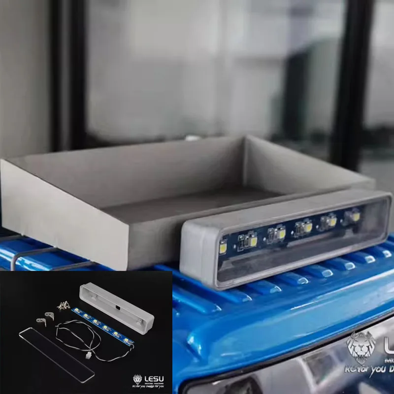 

1/14 инженерный светильник на крыше грузовика, дисплей S-1257, подходит для трактора Tamiya и модификации модели автомобиля с грязевой головкой LESU