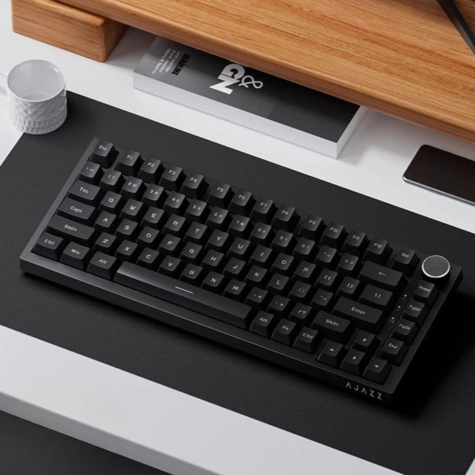 

Ak820 Mechanical Keyboard Wired USB 75% White Light Gasket Full Key Hot Swap Esports Gaming Keyboard Custom for Pc Laptop