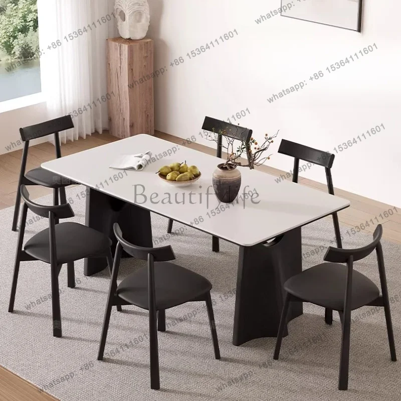 PG Mid Century Luxury Dining Table Nordic Modern Modern Designer Dining Table Children Service Mesas De Jantar Kitchen Furniture