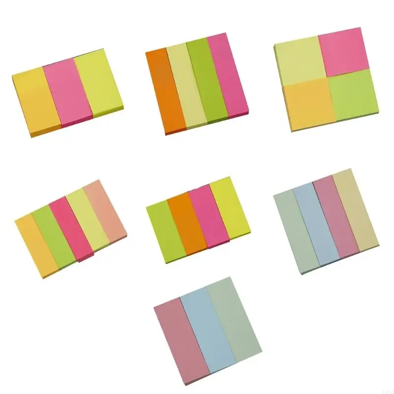 Notes Index Tabs Page Markers, File Tabs Book Markers, Bright Color Page Index Sticker, Writeable Labels Sticker