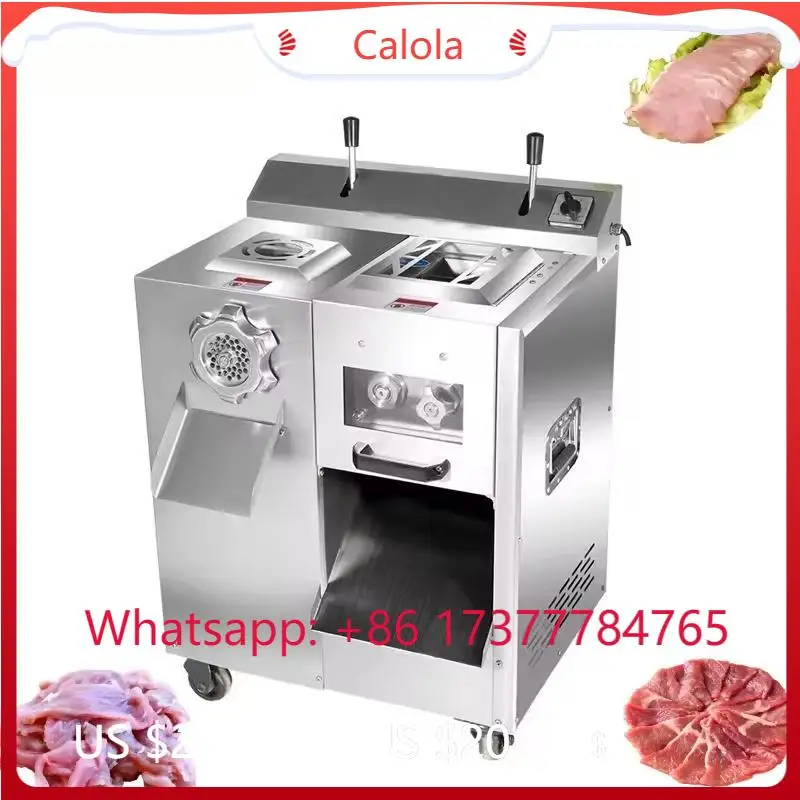 Commercial Multifunction Meat Processing Machine Beef Cutting Sausage Filling Chicken Dicing