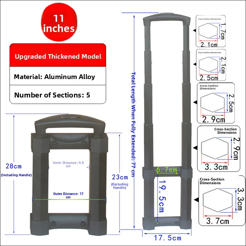 Outdoor Sound System Repair Tool Box Extendable Pole Makeup Box Replacement Bar for Bag Accessories Spring 2024 Collection