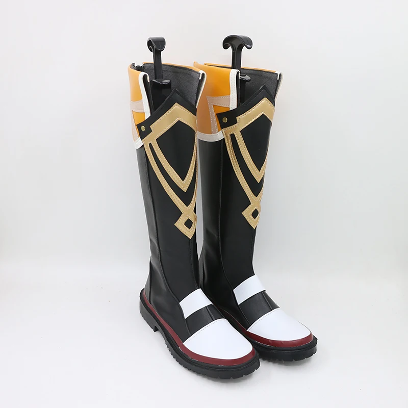 Spiel Genshin Auswirkungen Bennett Cosplay Schuhe Stiefel Halloween Karneval Cosplay Kostüm Zubehör