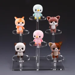 Acrylic Transparent Display Stand Art Photography Props for Toy Cosmetic Jewelry Exhibition Small Product Shoot Photo Fotografia