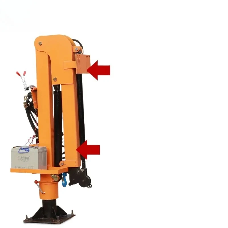 Mobile Hydraulic Truck Crane Clever Hoist Frame Simple Rotation Loading Lifting Equipment for Construction Factory