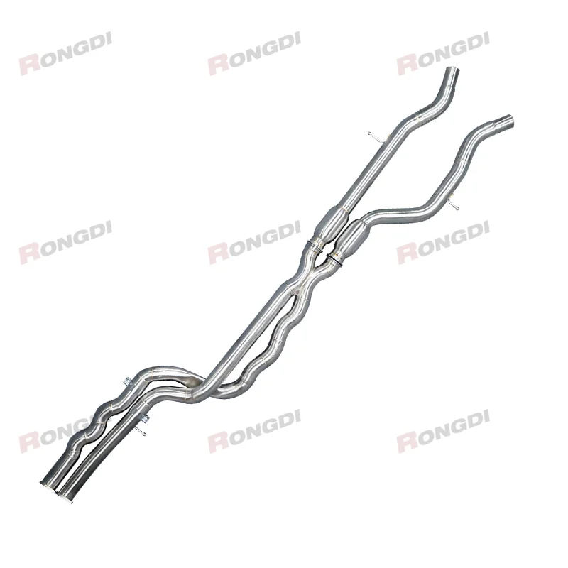 

Modification Hot Sale S55B SUS 304 Stainless Steel Exhaust Equal Lenghth Midpipe for M3 M4 F80 F82 F83 3.0T 2014-2019 With