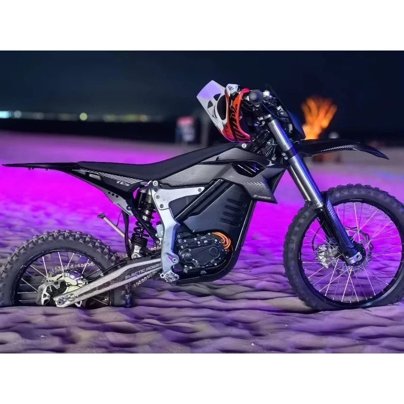 Waterproof  IP67 TE5 72V60A Sealed Electric Motorcycle for Beach Sand Coastal Dune Riding