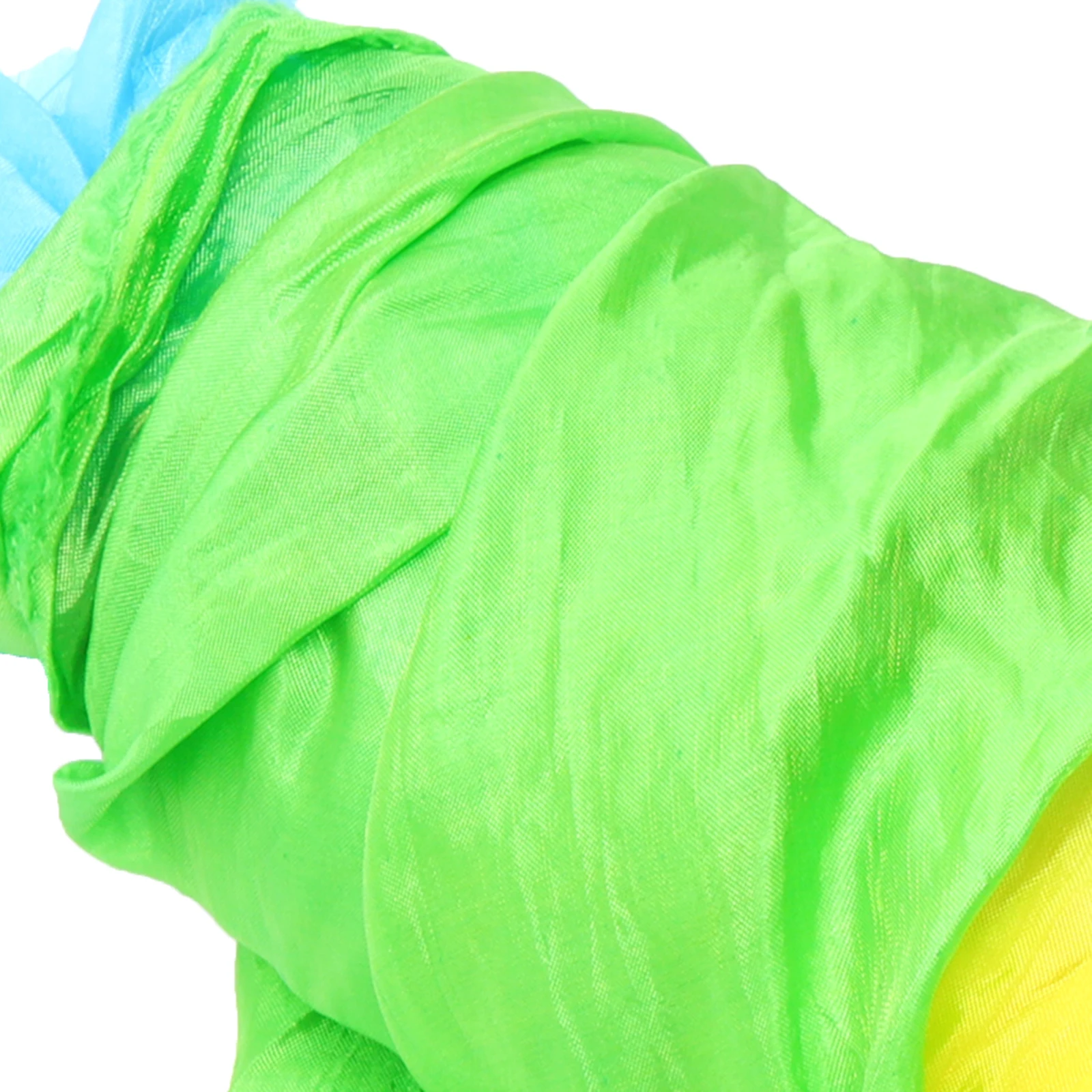 

Gradient Long Silk Fan Bright Color Folding Fan For Belly Dance Stage Performance Square Dance Yangko Prop