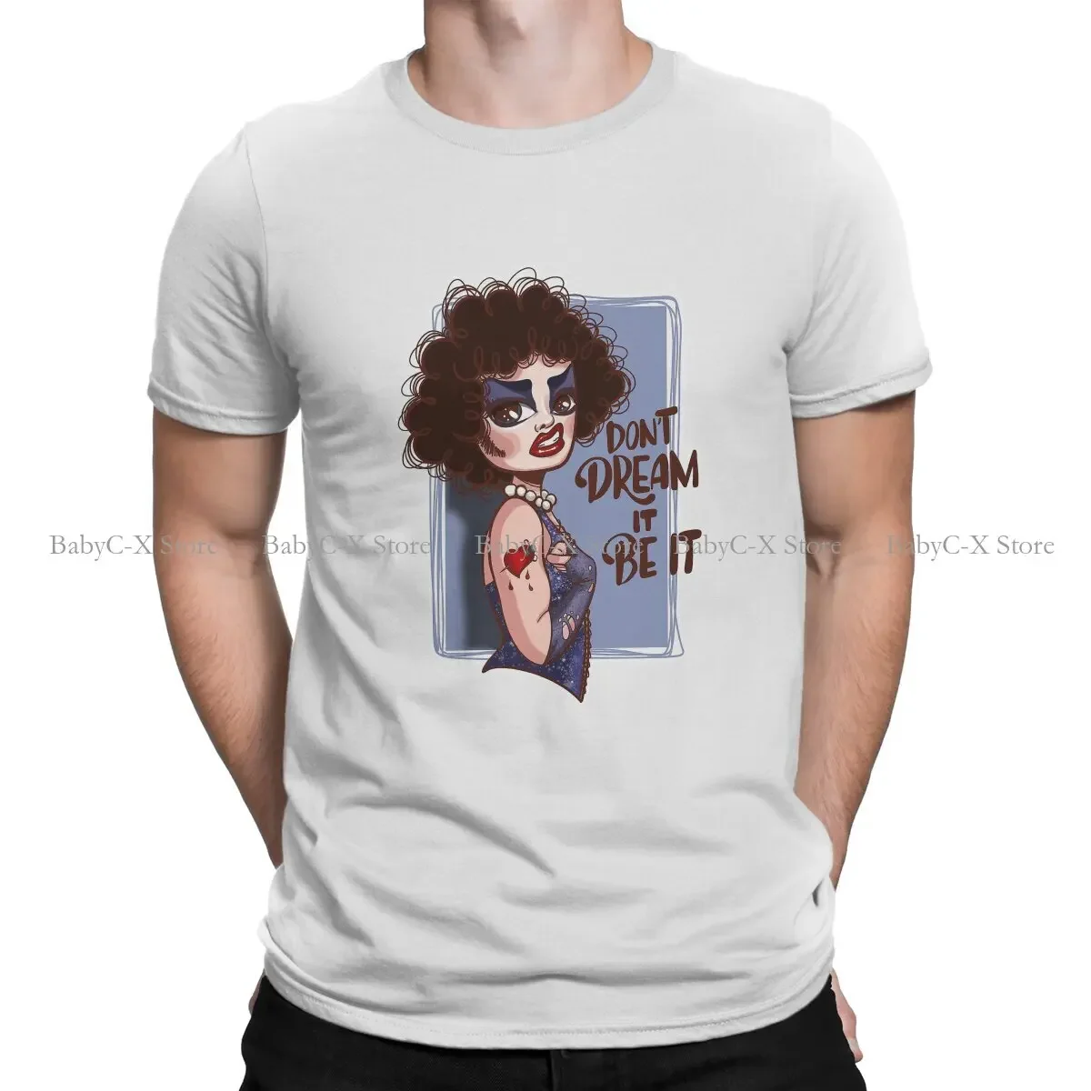 The  Horror Picture Show Polyester TShirt for Men Franknfurter Soft Summer Tee T Shirt Novelty New Design