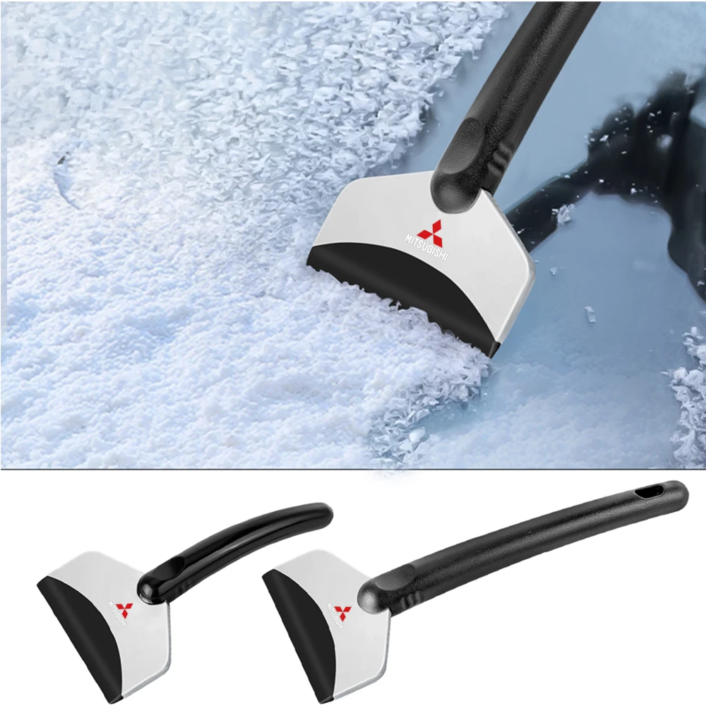 Car Snow Shovel Windshield Window Ice Scraper Cleaning Snow Brush For Mitsubishi Ralliart Lancer Pajero Outlander ASX Space Star