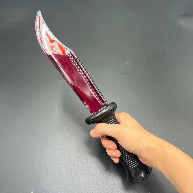 33.5 センチメートル/13.19 インチ PU おもちゃショートナイフホラーパーティーモデル小道具コスプレ用品ゲーム周辺機器グッズ屋外ハロウィンギフト