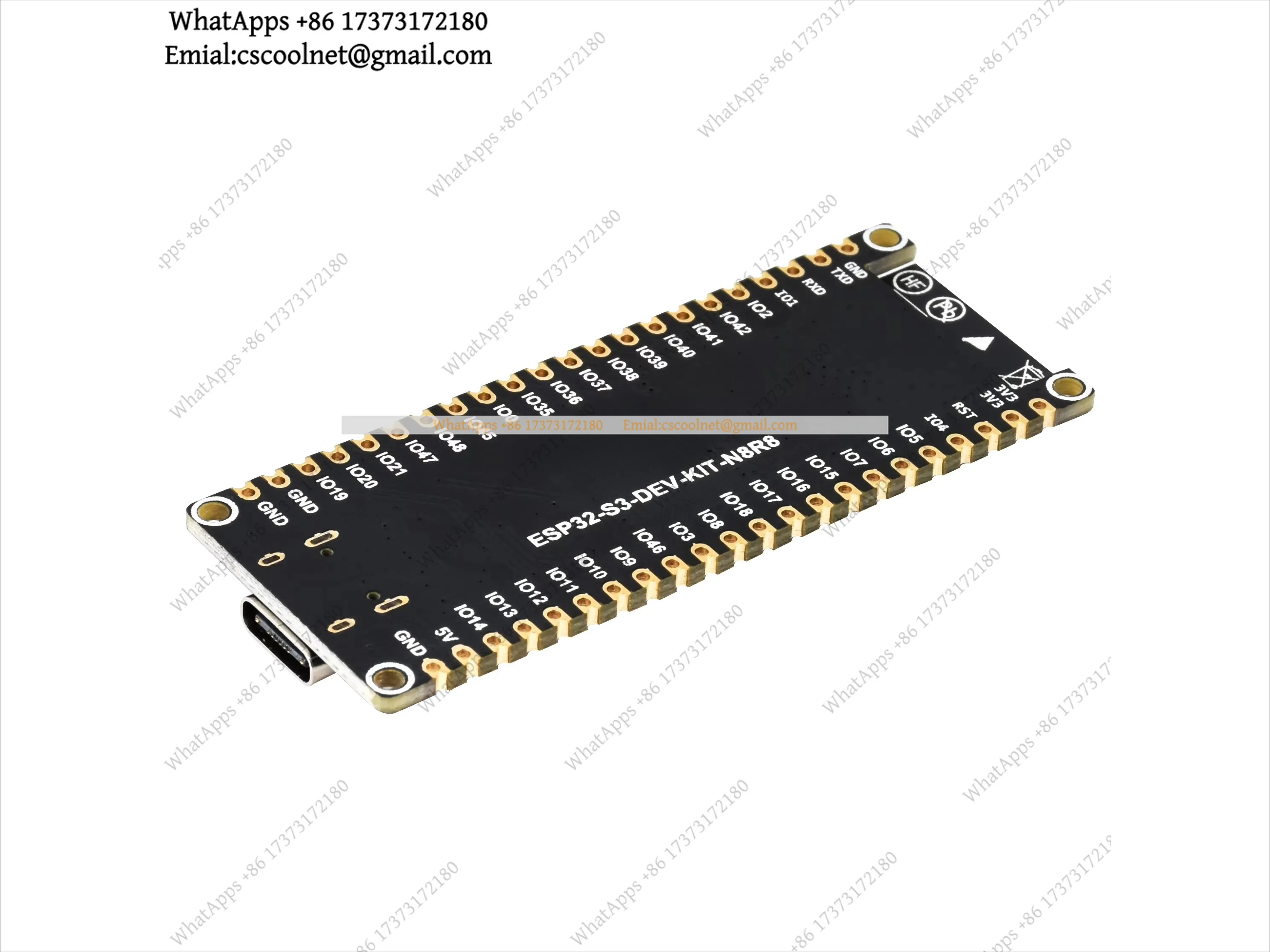 k06 Waveshare ESP32-S3 Microcontroller 2.4GHz Wi-Fi Development Board 240MHz Dual Core Processor ESP32-S3-WROOM-1-N8R8 Module