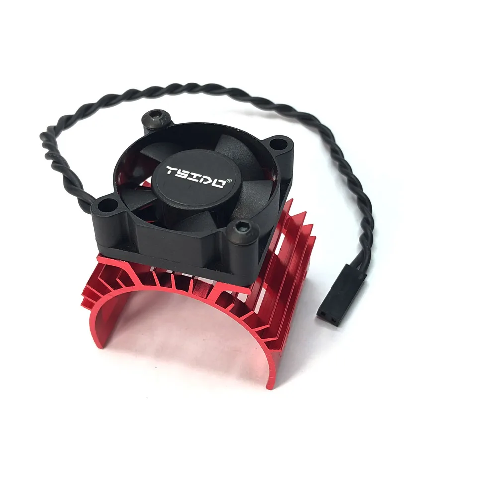 YSIDO RC Auto 540 550 3650 3660 3665 Bürstenlose Elektromotorabdeckung Kühlkörper Lüfter für Wltoys 124017 124016 Teile