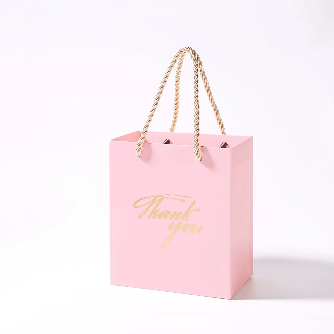 

Small Thank You Jewelry Paper Packing Bag For Halloween Christmas Wedding Gift Wrapping Birthday Party Favor Festival Supplies