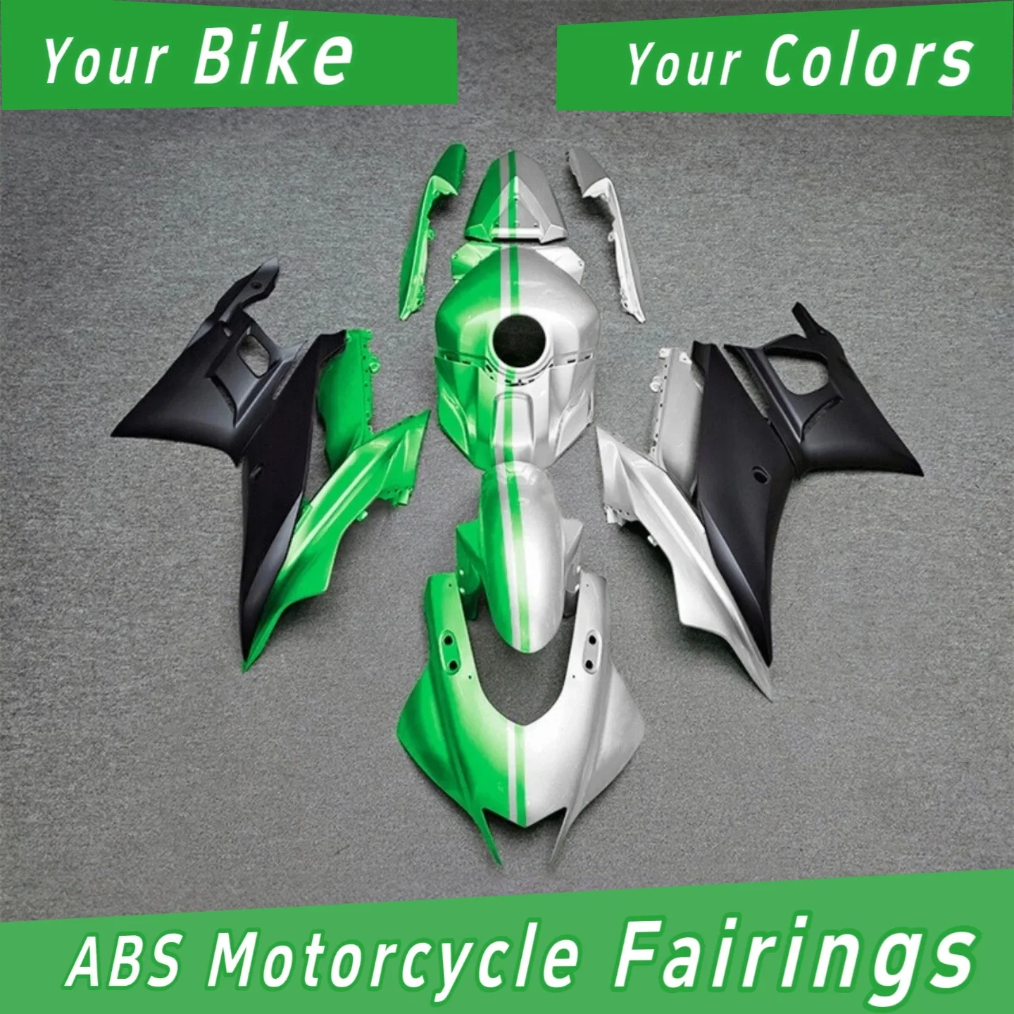 Premium Aftermarket Full Fairing Kit for YAMAHA YZF-R3 R25 2022-2024 High-Grade ABS Plastic Sportbike Bodywork Repair