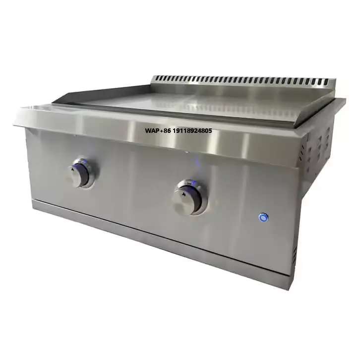 

Commercial Electric Gas Griddle Station 304 Stainless Steel Large Iron Hotplate Griddle for BBQ Grills