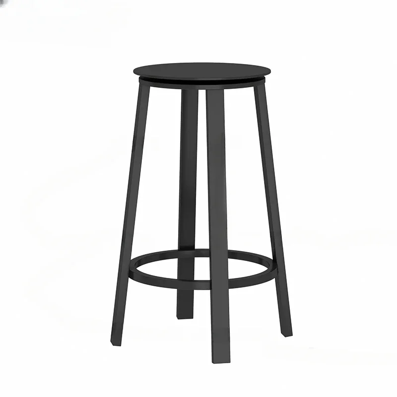 Ergonomic Metal Ergonomic Kitchen Counter Stool, cadeira confortável, mobília do bar, cadeira de manicure do meio século, jogos antigos