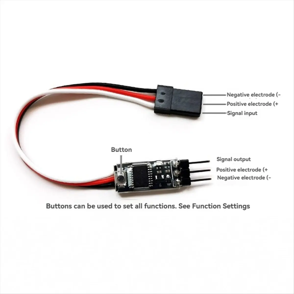 Controlador de Servo A40I, Inversor de Señal de Servo, Inversor de Servo 3V-30V para Coche/Barco/Aeronave RC