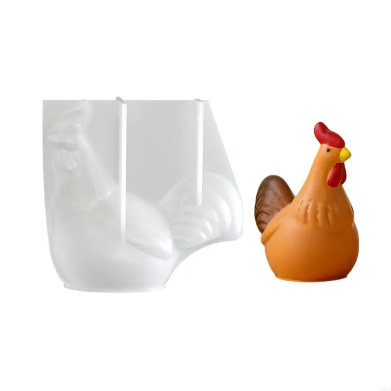 195C Chicken Flexible Mold Silicone Texture for Handmade Soaps Chocolate