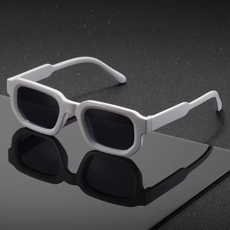 Nieuwe Mannen Vintage Rechthoek Frame Zonnebril Mode Retro Zonnebril Luxe Merk Design Bril UV400 Brillen Vrouwen Bril