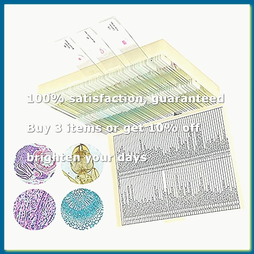 Microscope Slides with Specimens From Children, Microscope Slides for Adult Microbiology In Children,100PC