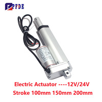 Linear Actuator High Speed 5mm/s~65mm/s Linear Motion Actuator 150N~1000N Electric telescopic rod 12V 24V for Window Opener