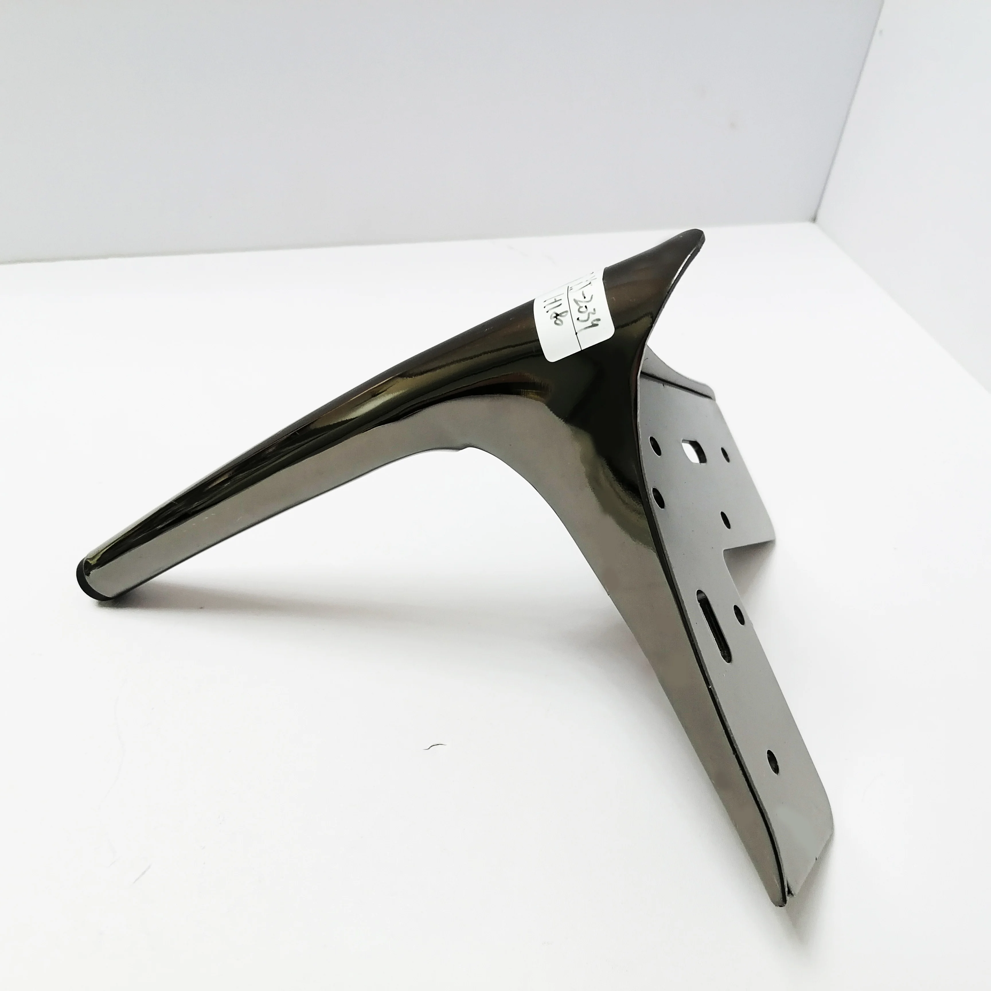 Modern furniture legs, bright black color steel metal furniture legs, tables and chairs, sofa legs