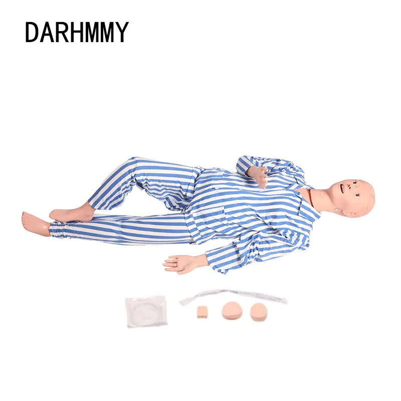 

DARHMMY Male Female Multifunctional Mannequin Nurse Training Manikin Simulator Nursing Training Dummy Model