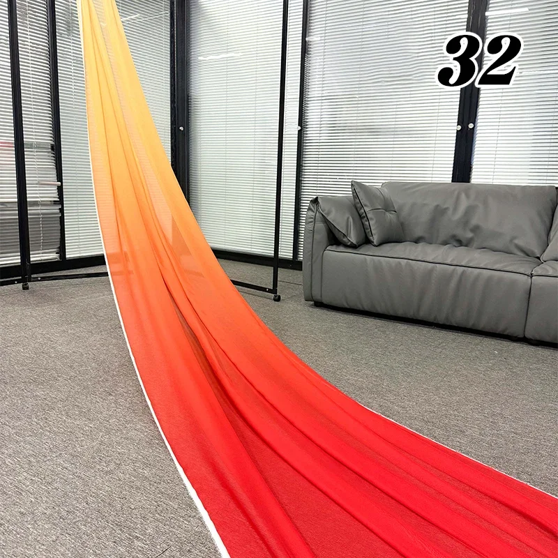 Шифоновая ткань шириной с градиентом шириной 150 см, сделай сам, юбка в древнем стиле, ткань ханьфу, домашний и уличный свадебный фон, материал декора