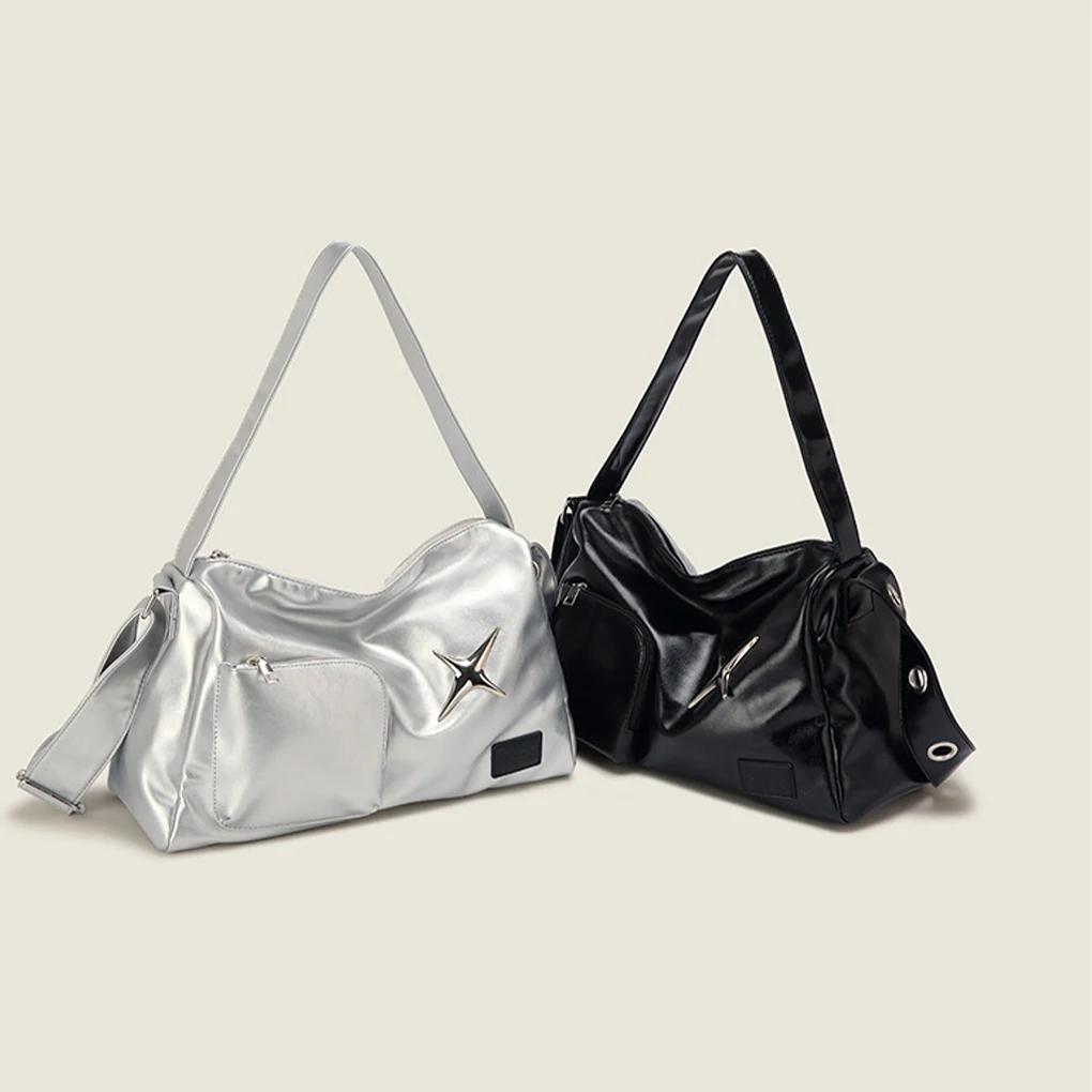 New Vintage Korean Shoulder Crossbody Grunge Aesthetic Bag Ladies Hobo Bags Travel Tote Travel Large Capacity Luggage Handbags