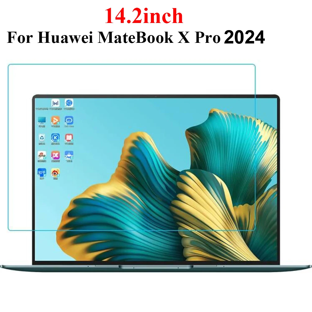 

Для Huawei Matebook X Pro 14,2 дюйма 2024 протектор экрана ноутбука для 2024 MateBook X Pro 0,3 мм 9H прозрачное закаленное стекло для ноутбука