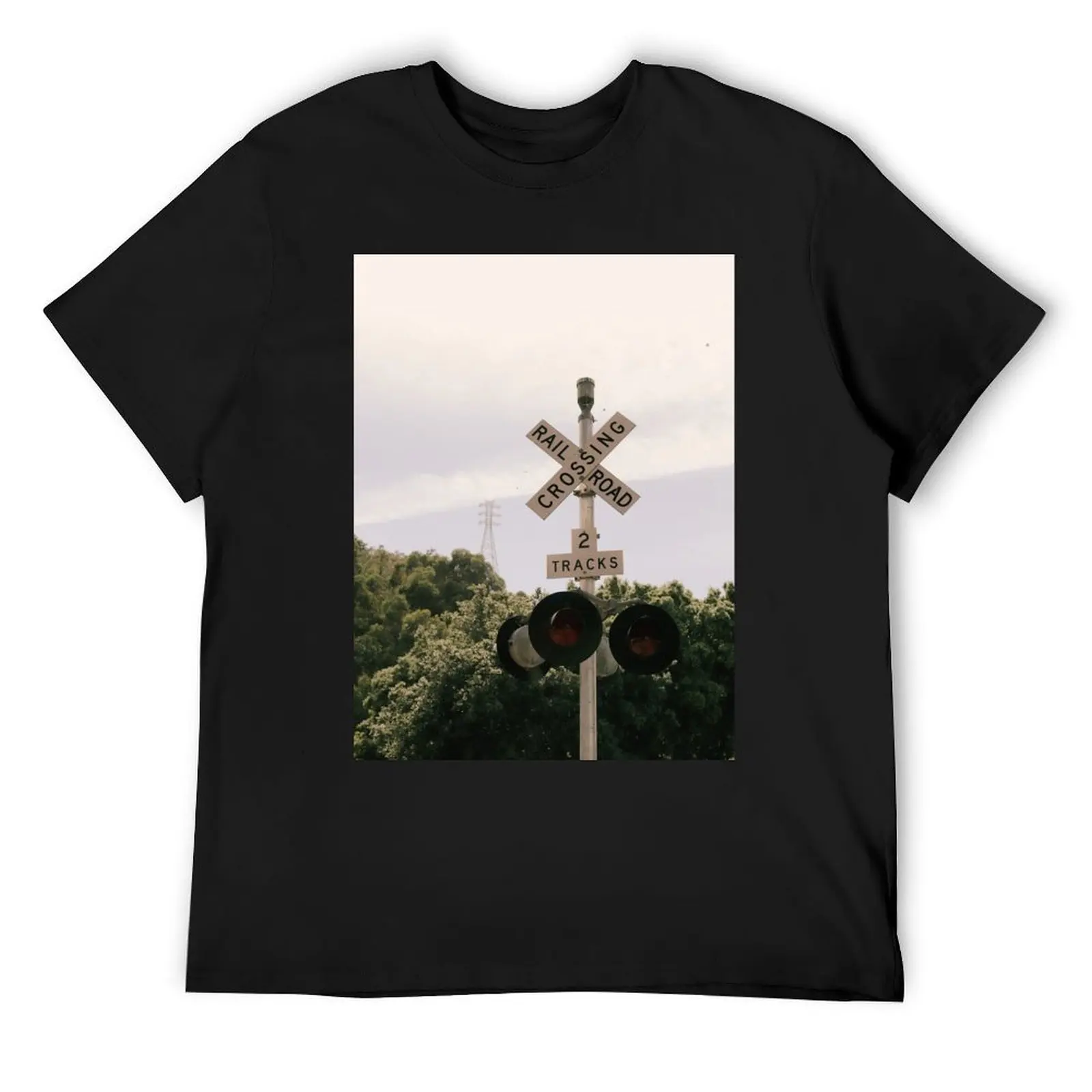 

Railroad Light T-Shirt anime t shirts funny shirt cotton custom t-shirts Short sleeve tee men