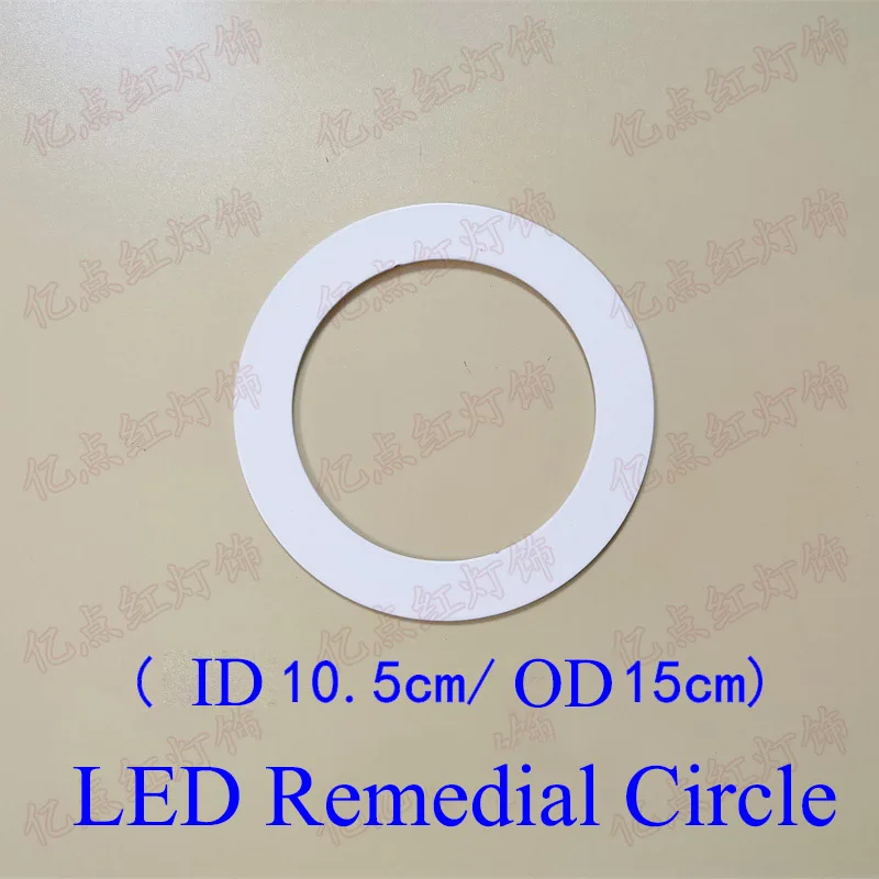 LED Spotlight Downlight O Rings White Black Lampshade Ring Adapter Concealed Spacers Shims Washers Light Stand Extension Gaskets