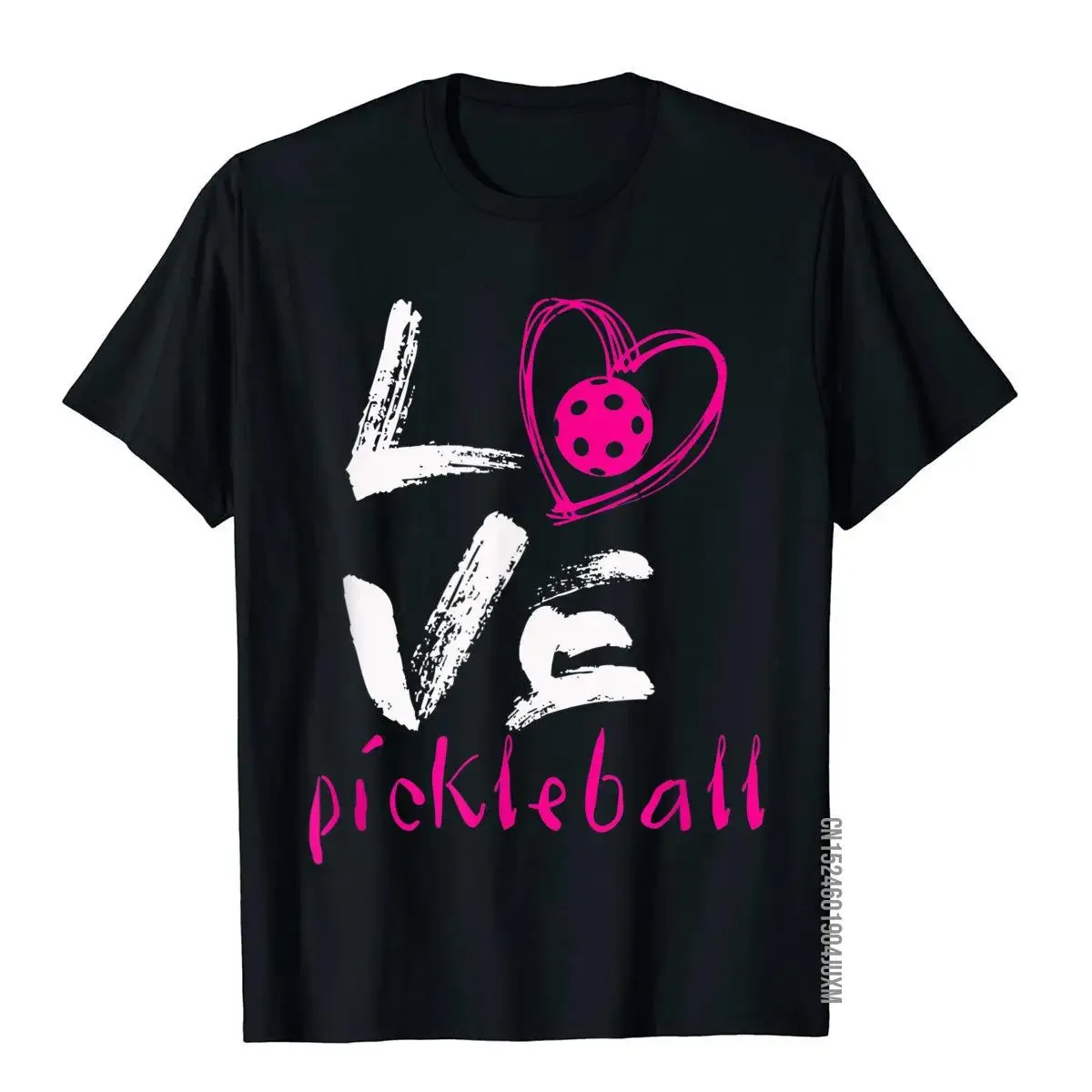 Eu amo pickleball t-shirt para homens, camiseta engraçada, tops de algodão especiais, t para jogador, tops normais, grupo