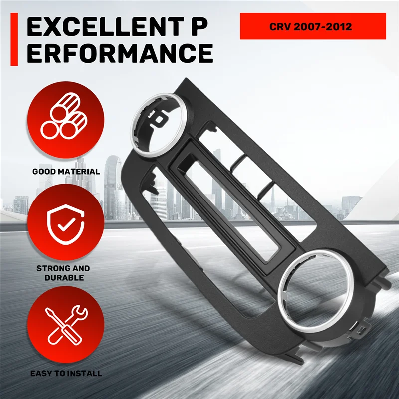 

Автомобильная панель кондиционера для Honda CRV CR-V 2007-2012, комплект приборной панели, установка консоли Facia, переходная пластина