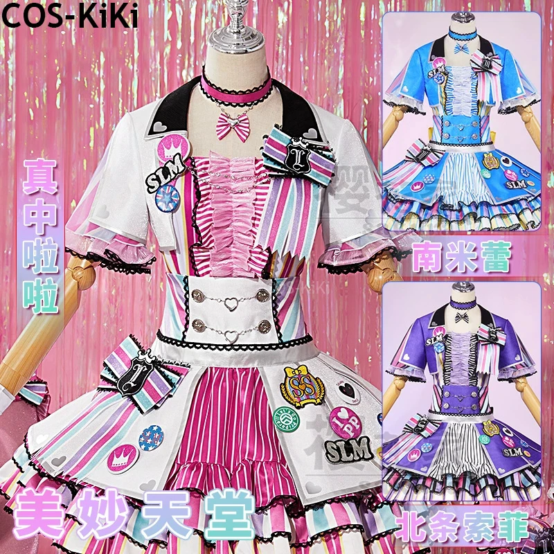 

Костюм для косплея COS-KiKi Pripara: Манака, Лаала, Минами Мирай, Хохо Софи — Элегантная униформа для Хэллоуина и вечеринок, женский наряд