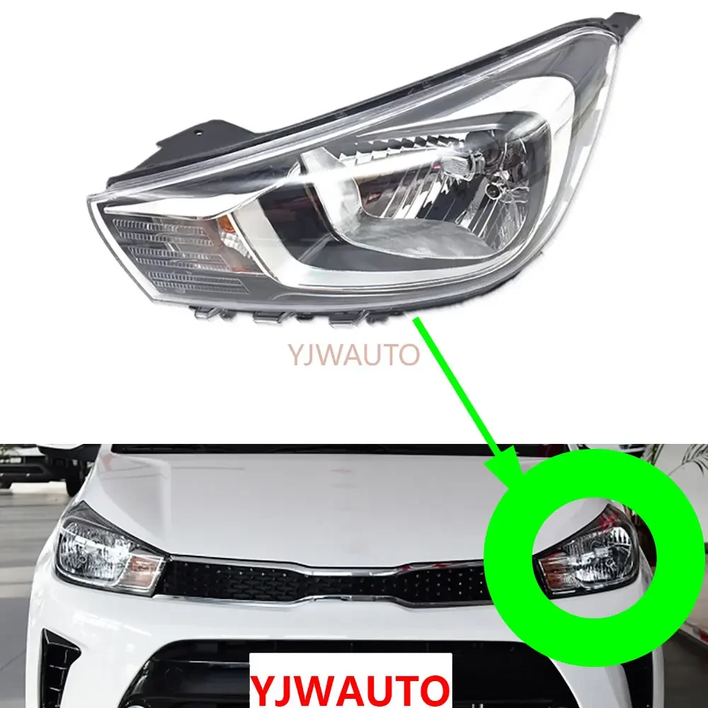 

For Kia Pegas 2017 2018 2019 Headlights car Headlamp Assembly Replacement Front Lamp Whole Auto Light Assembly