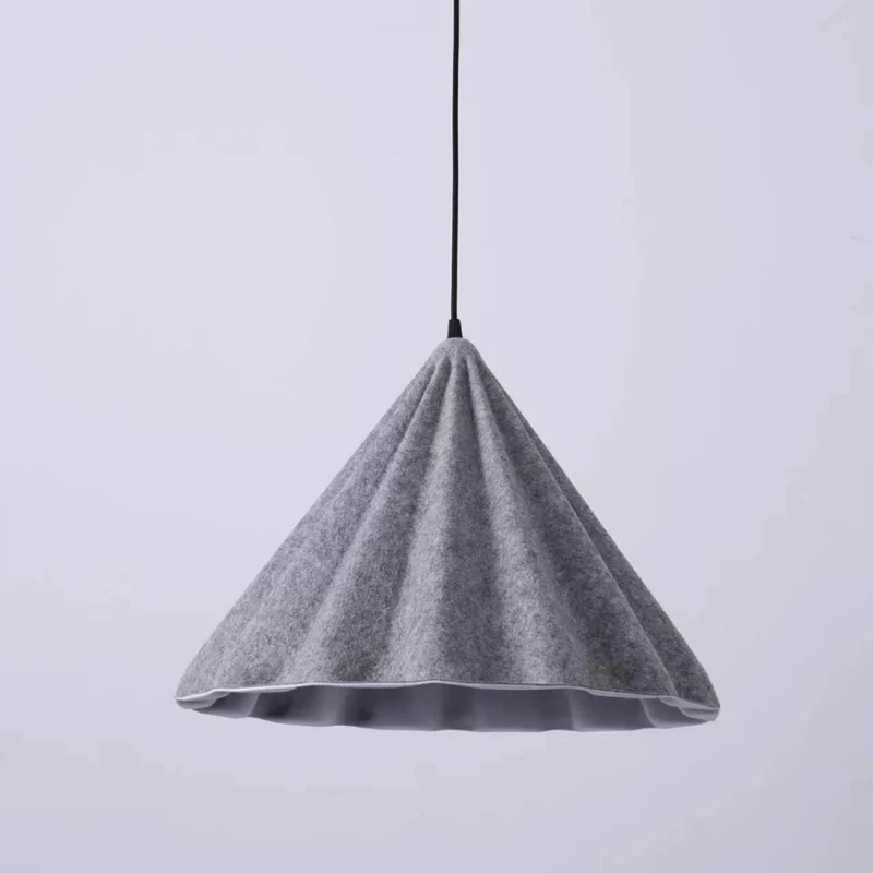 Nordic Style Felt Ceiling Lamp Modern Sound-Absorbing Simple Designer Light for Bars Inns Cafes Coffee Shops