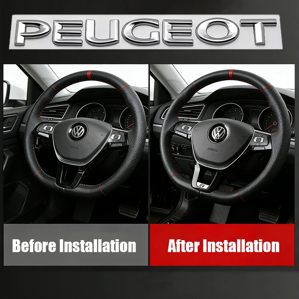 Auto-Lenkrad-Zubehör, Metallaufkleber für VW Golf T-Roc Tiguan Polo Passat T-Cross Taigo ID.4 ID.7 Atlas Beetle MK7 6 – Detail 6