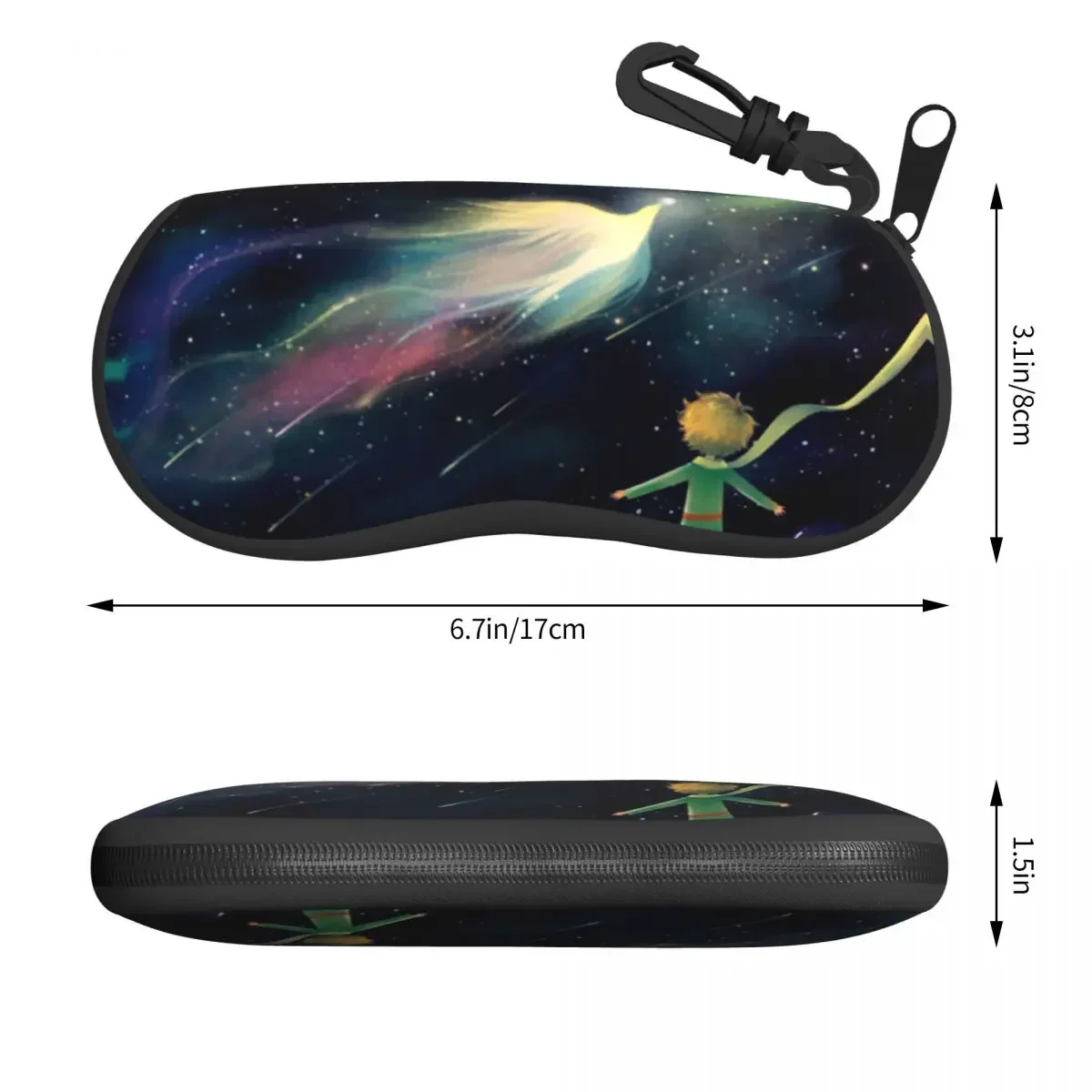 The Little Prince France Anime Shell Eyeglasses Case Women Men Cute Le Petit Prince Glasses Case Sunglasses Box Pouch