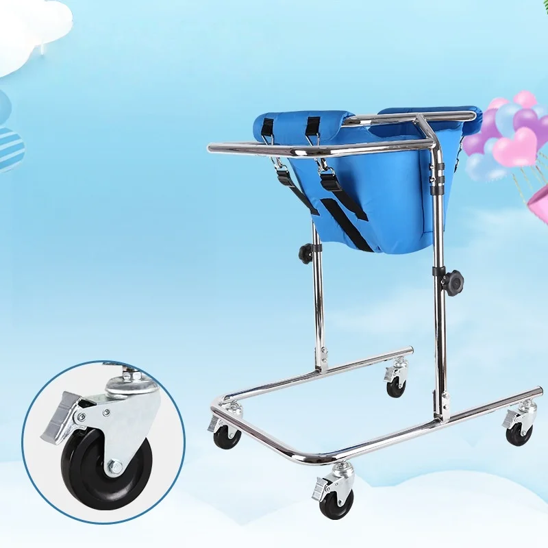 

Усиленная алюминиевая тележка-ходунки для детей с гемиплегией, складная за секунду, легкая в использовании, облегченная конструкция