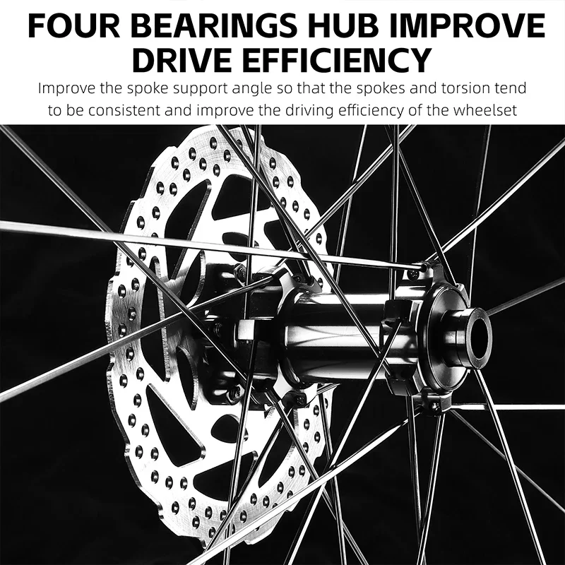 WEST BIKING Internal Wiring Design Carbon Fiber Frame Bicycle Road Bike 11Speed 3K Disc Brake Wheel Set Ultralight Mountain Bike